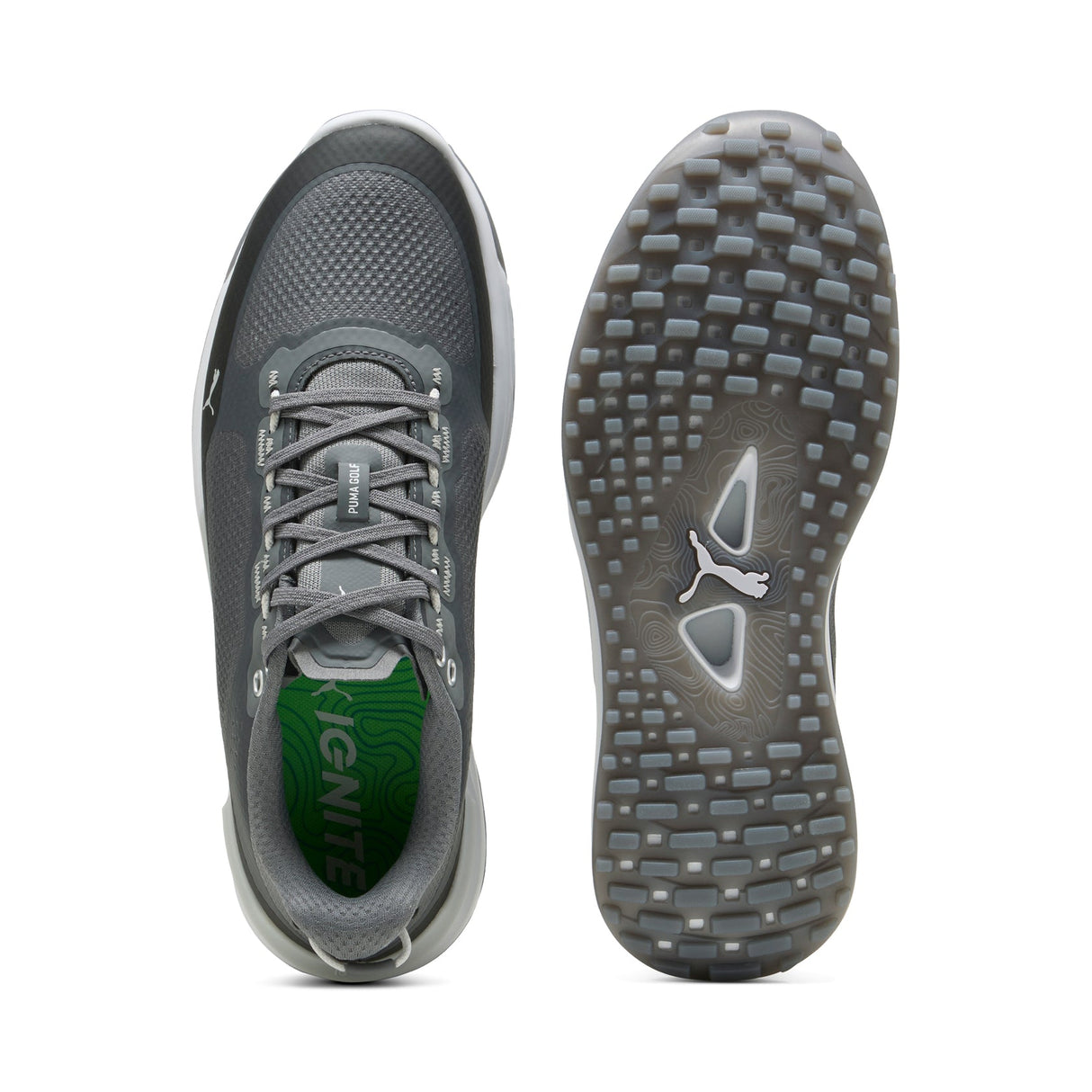 Puma Ignite Elevate X Golf Shoes-Slate Sky / Puma Black / Ash Gray