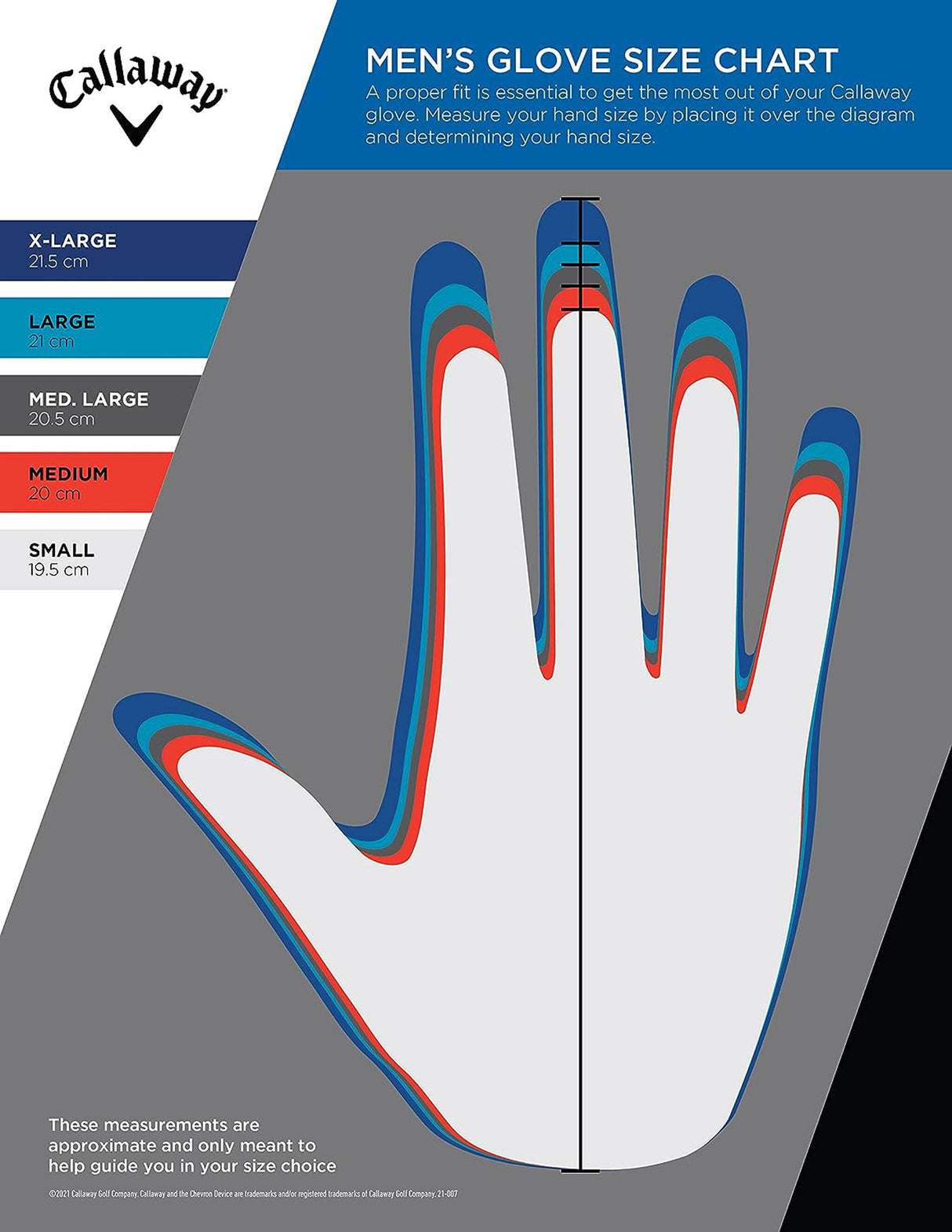 Callaway Tour Authentic Golf Glove-Men's Left Hand