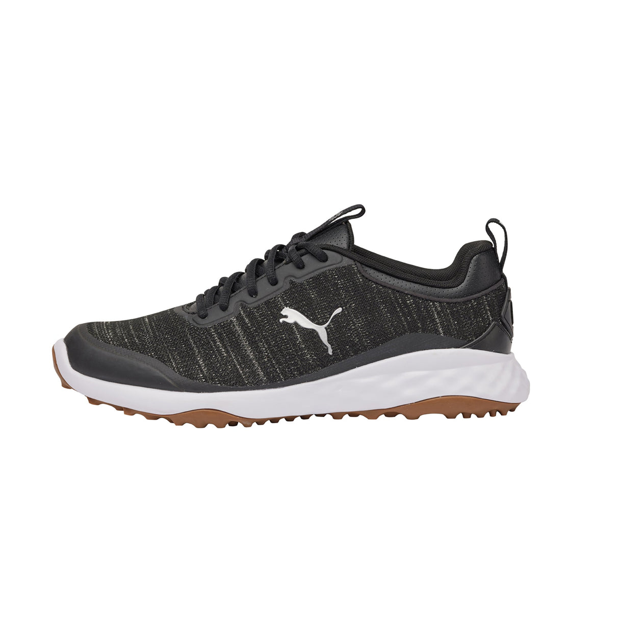 Puma Fusion Pro Wide Golf Shoes-Puma Black / Puma Silver