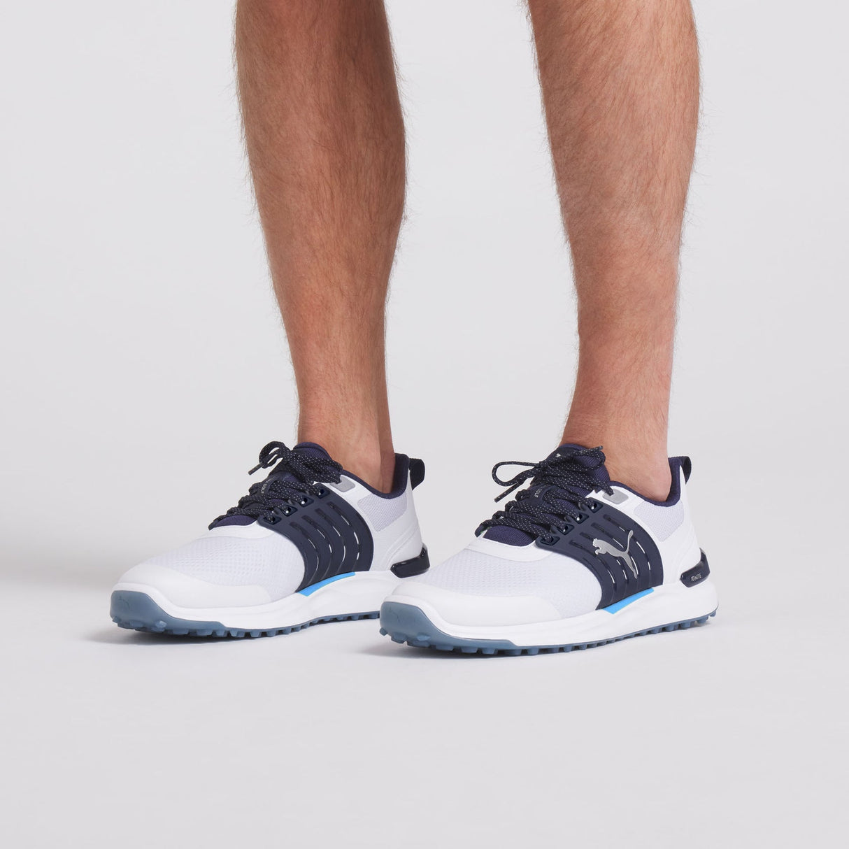 Puma Ignite Elevate 2 Golf Shoes-Puma White / Deep Navy