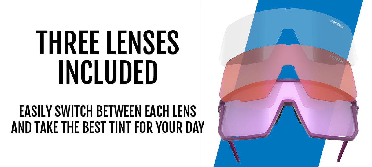 Tifosi Moab Sunglasses-Plum Passion Frame - Interchange Lenses(3)