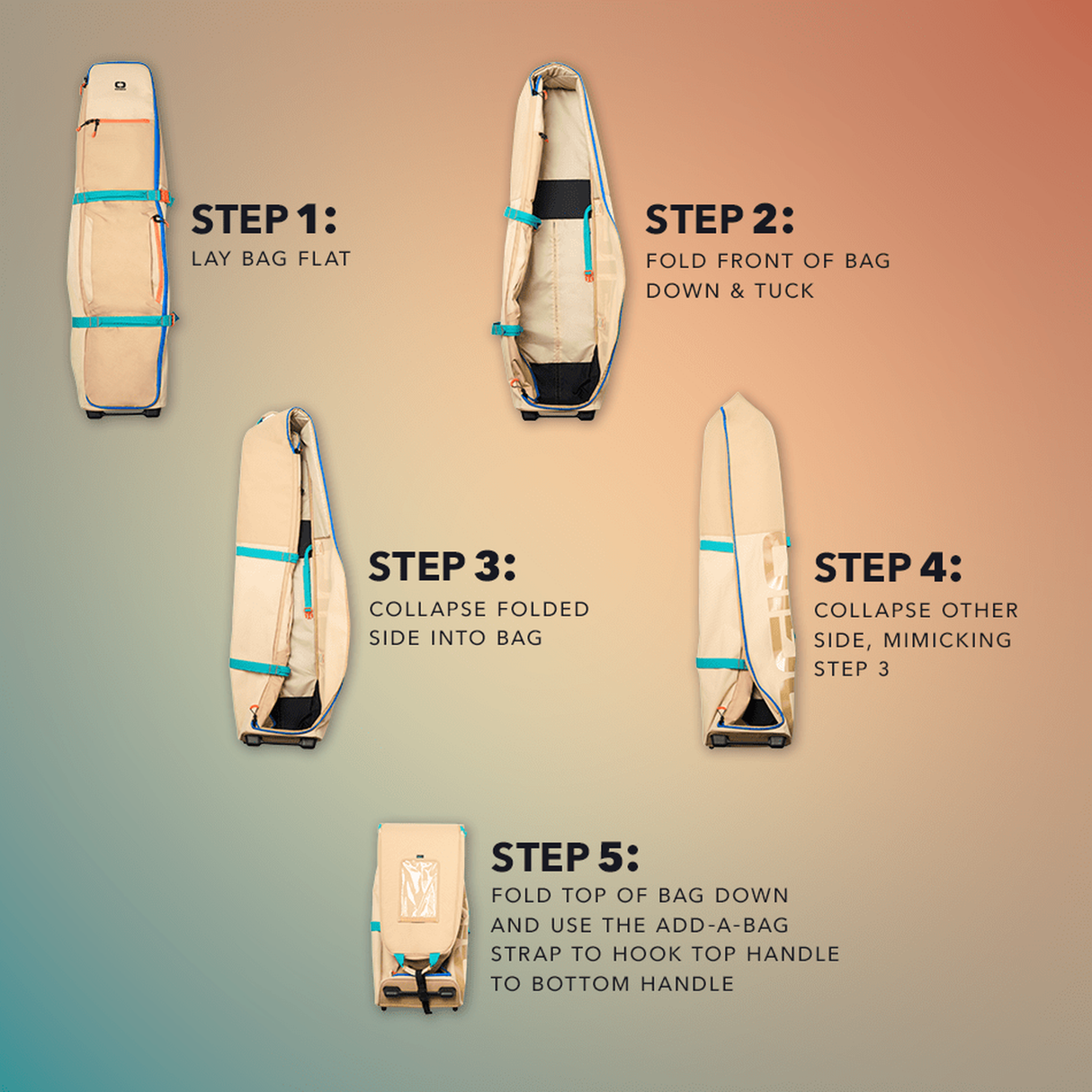 Ogio Alpha Slim Travel Cover Golf Bag-Black