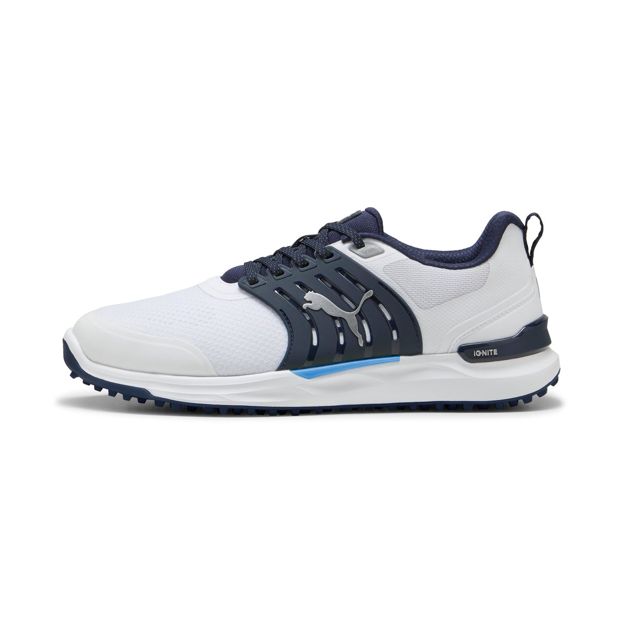 Puma Ignite Elevate 2 Golf Shoes-Puma White / Deep Navy
