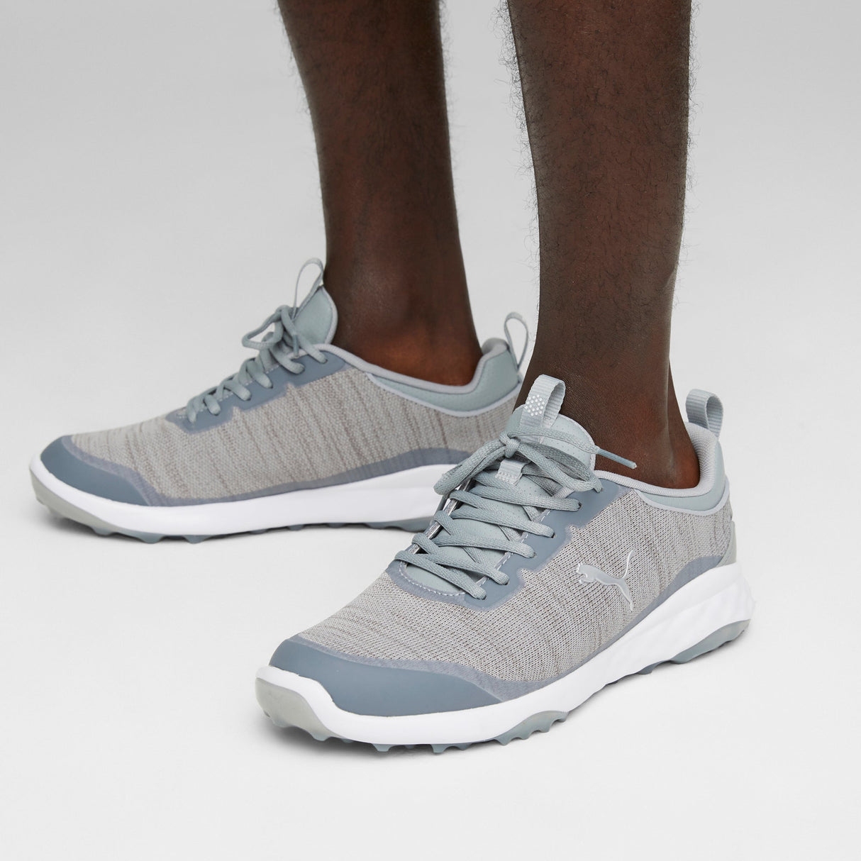 Puma Fusion Pro Golf Shoes-Quarry / Puma Silver / Quarry