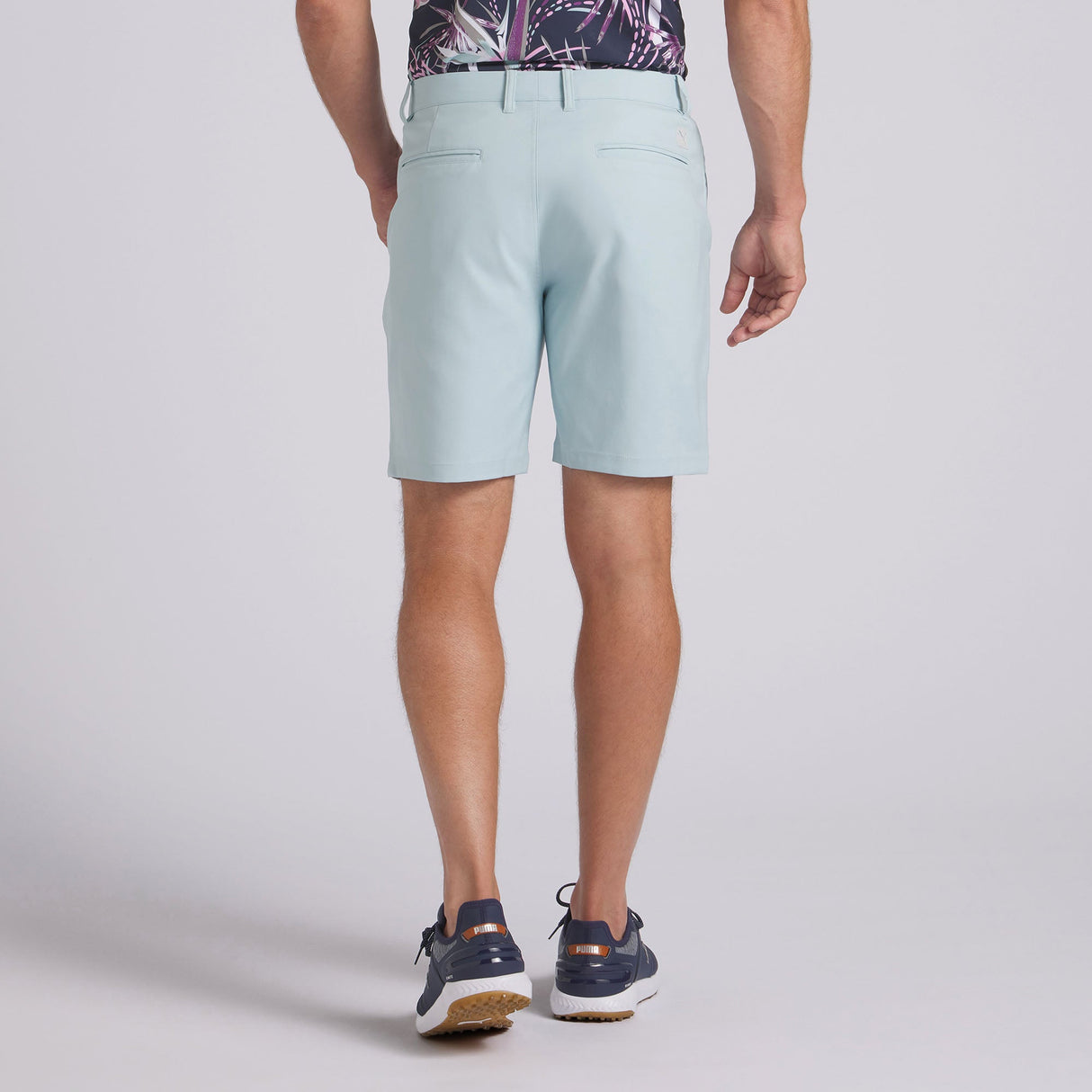 Puma Dealer 8" Golf Shorts-Turquoise Surf