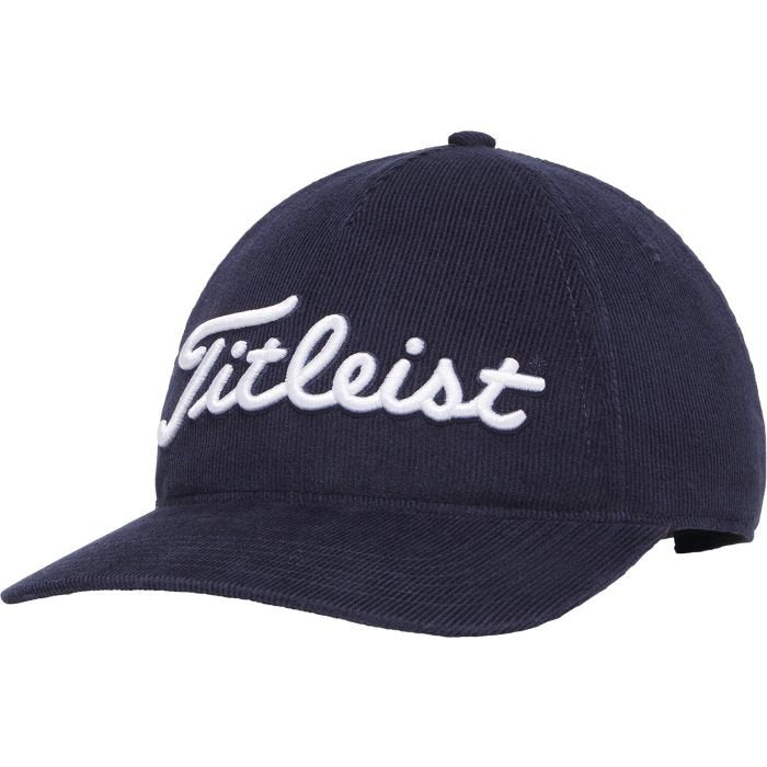 Titleist Players Corduroy Hat-Navy/White