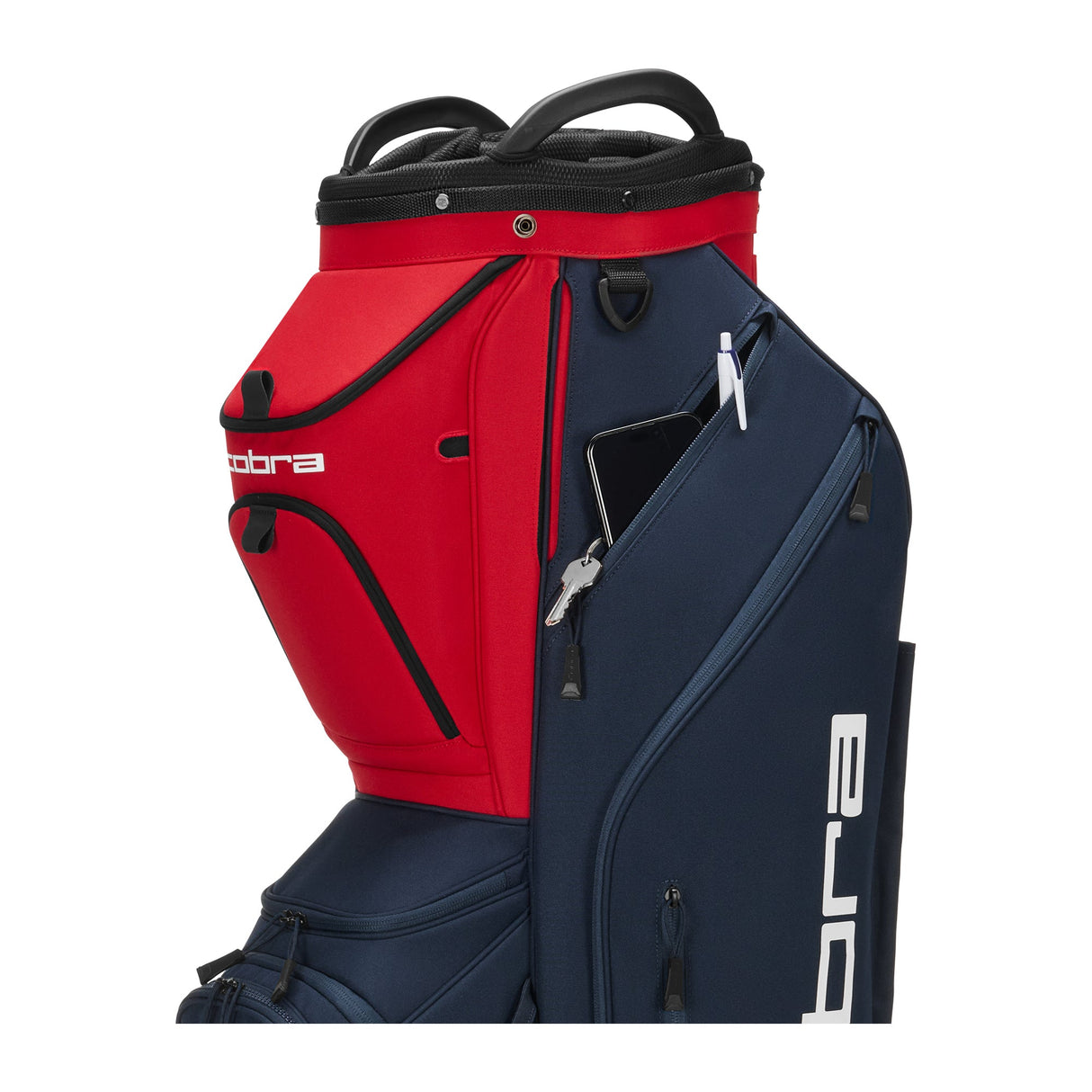 Cobra Ultralight Pro Cart Golf Bag-Club Navy/Strong Red