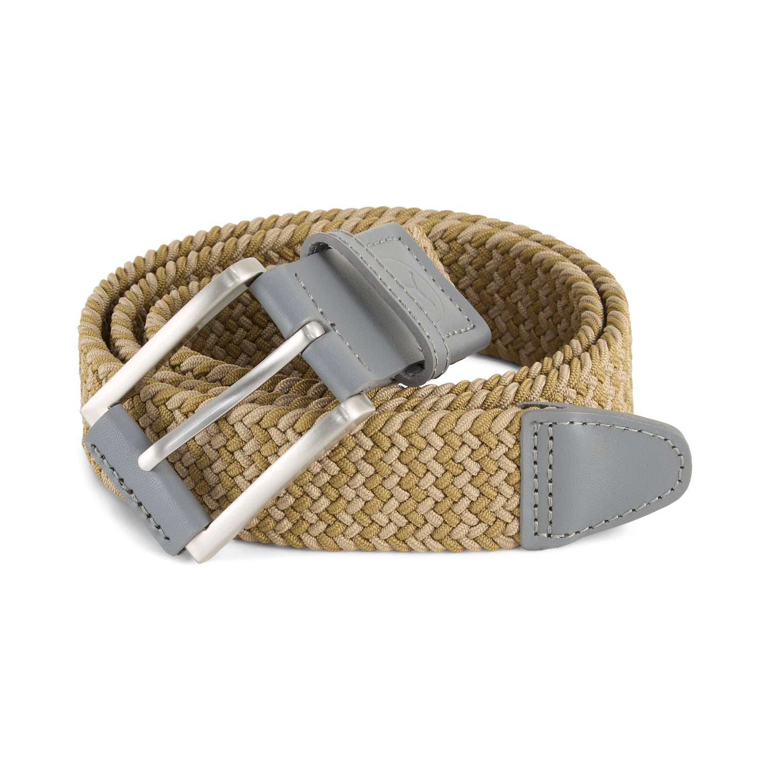 Puma Braided Weave Belt-Prairie Tan