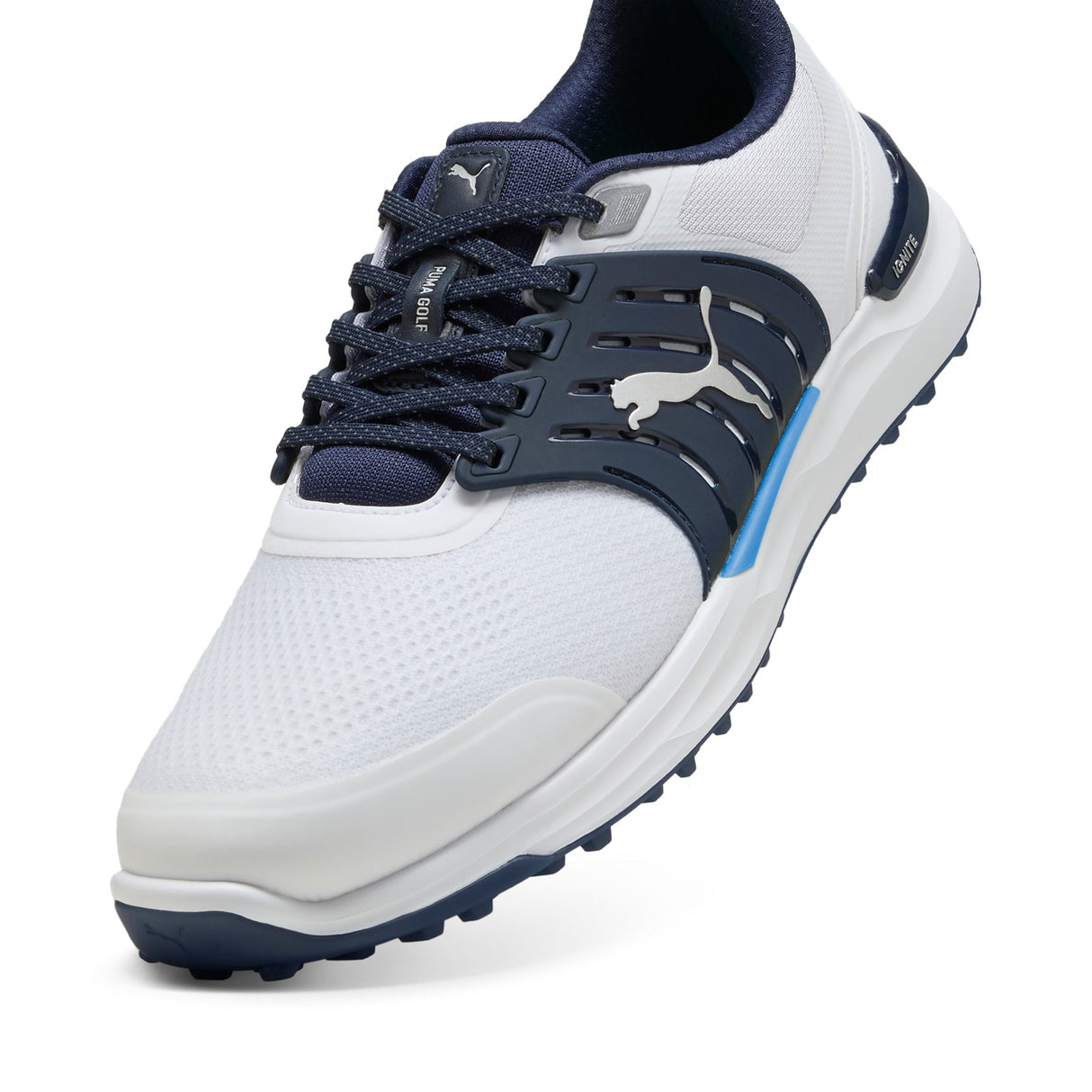 Puma Ignite Elevate 2 Golf Shoes-Puma White / Deep Navy