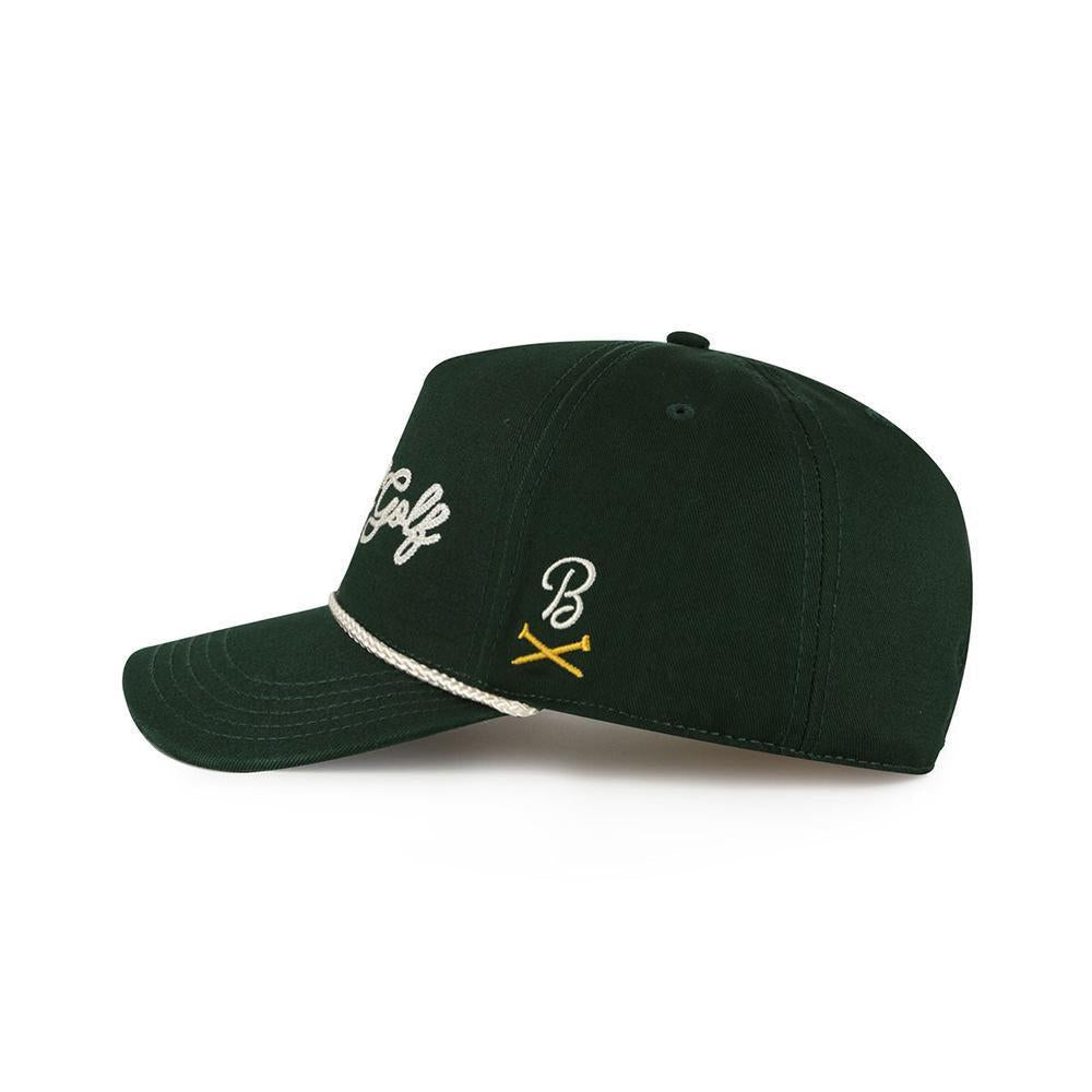 Barstool Golf Chainstitch Rope Hat Snapback-Green