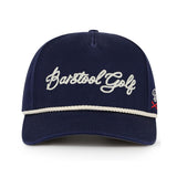 Barstool Golf Chainstitch Rope Hat Snapback-Navy