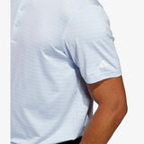 Adidas x OBX Golf Club Ultimate365 Dash Stripe Polo-Crystal Sky / White