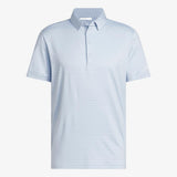 Adidas x OBX Golf Club Ultimate365 Dash Stripe Polo-Crystal Sky / White