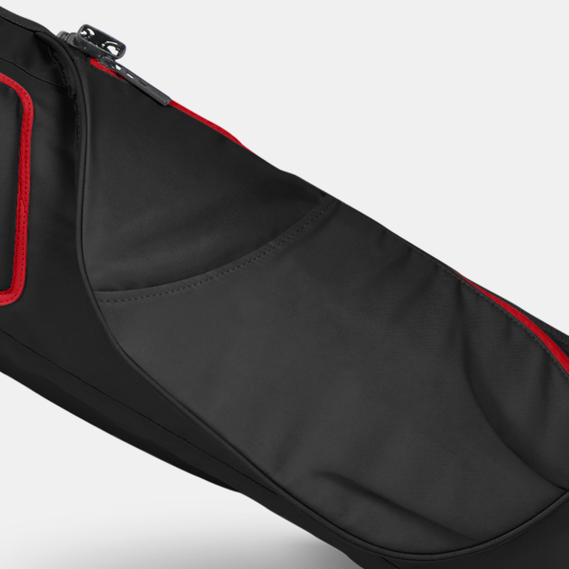Titleist Carry Sunday Bag-Black/Black/Red