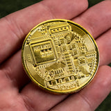 Pins and Aces Ball Mark-Bitcoin