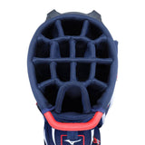 Mizuno BR-DX Hybrid Cart/Stand Golf Bag-Navy Red