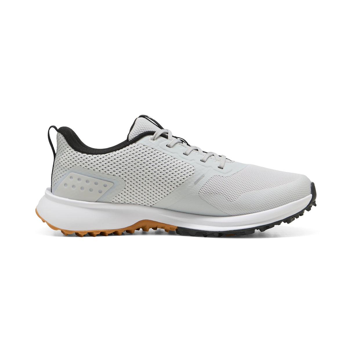 Puma Fusion Grip 6 Golf Shoes-Feather Gray / Puma Black / Gum