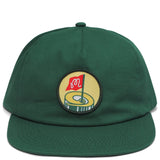 Malbon Pin High Snapback Painters Hat-Green