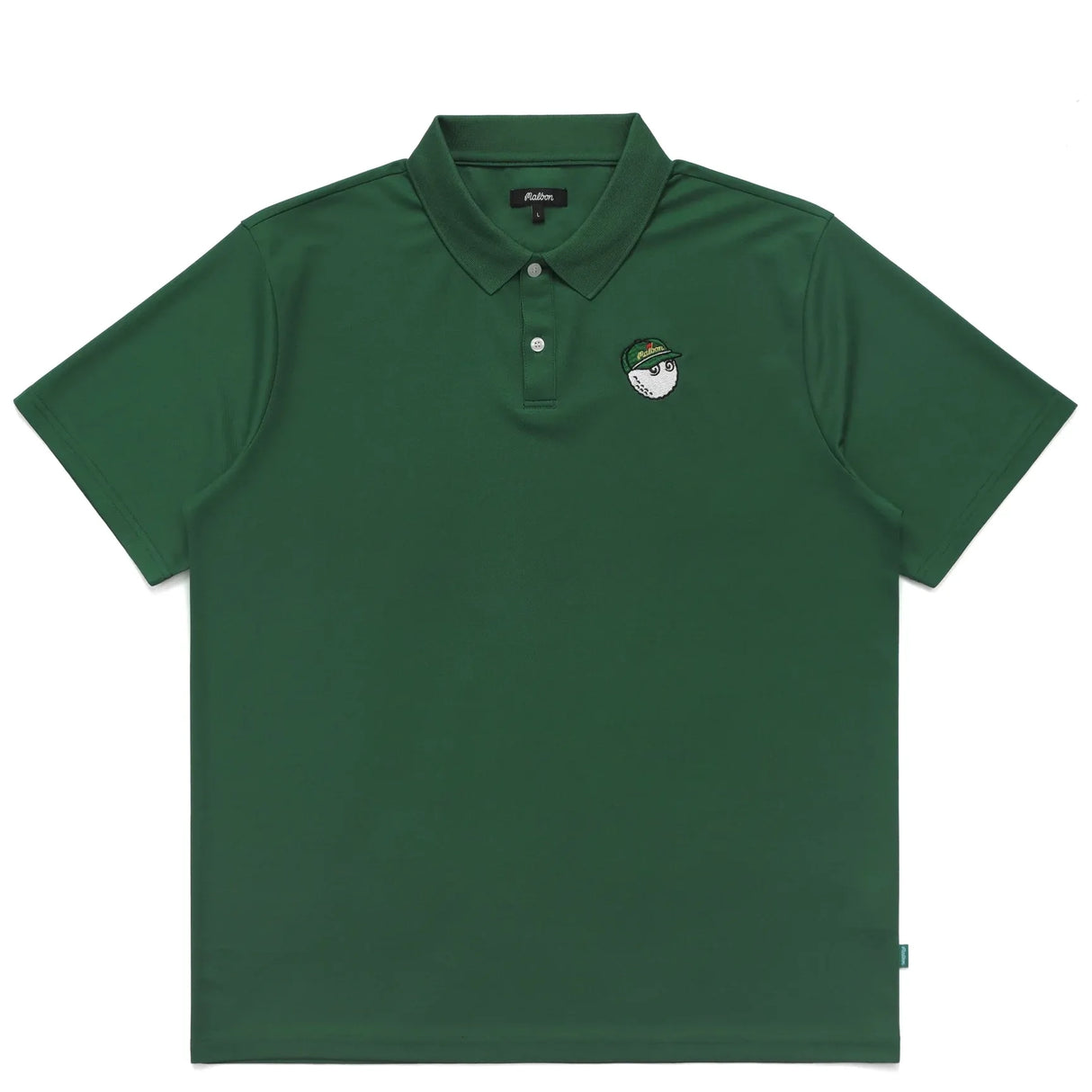 Malbon Pimento Performance Pique Polo-Kelly Green