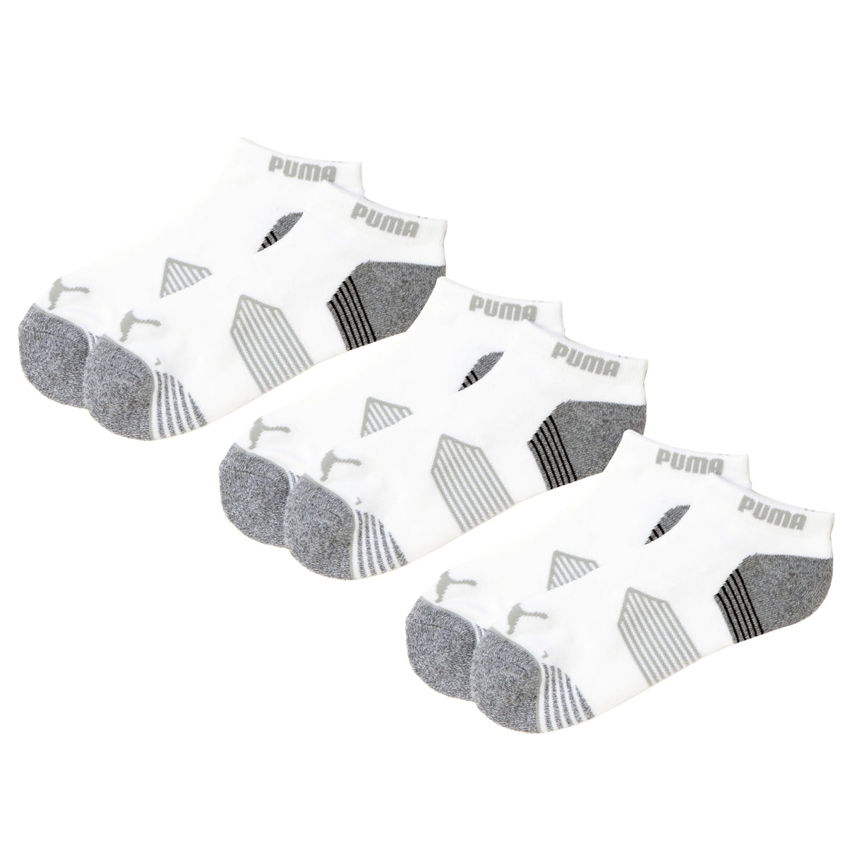 Puma Low Cut 3-Pack Socks-White