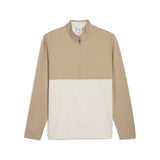Puma x OBX GC CloudSpun Tech Hybrid 1/2 Zip Golf Jacket-Ice Coffee