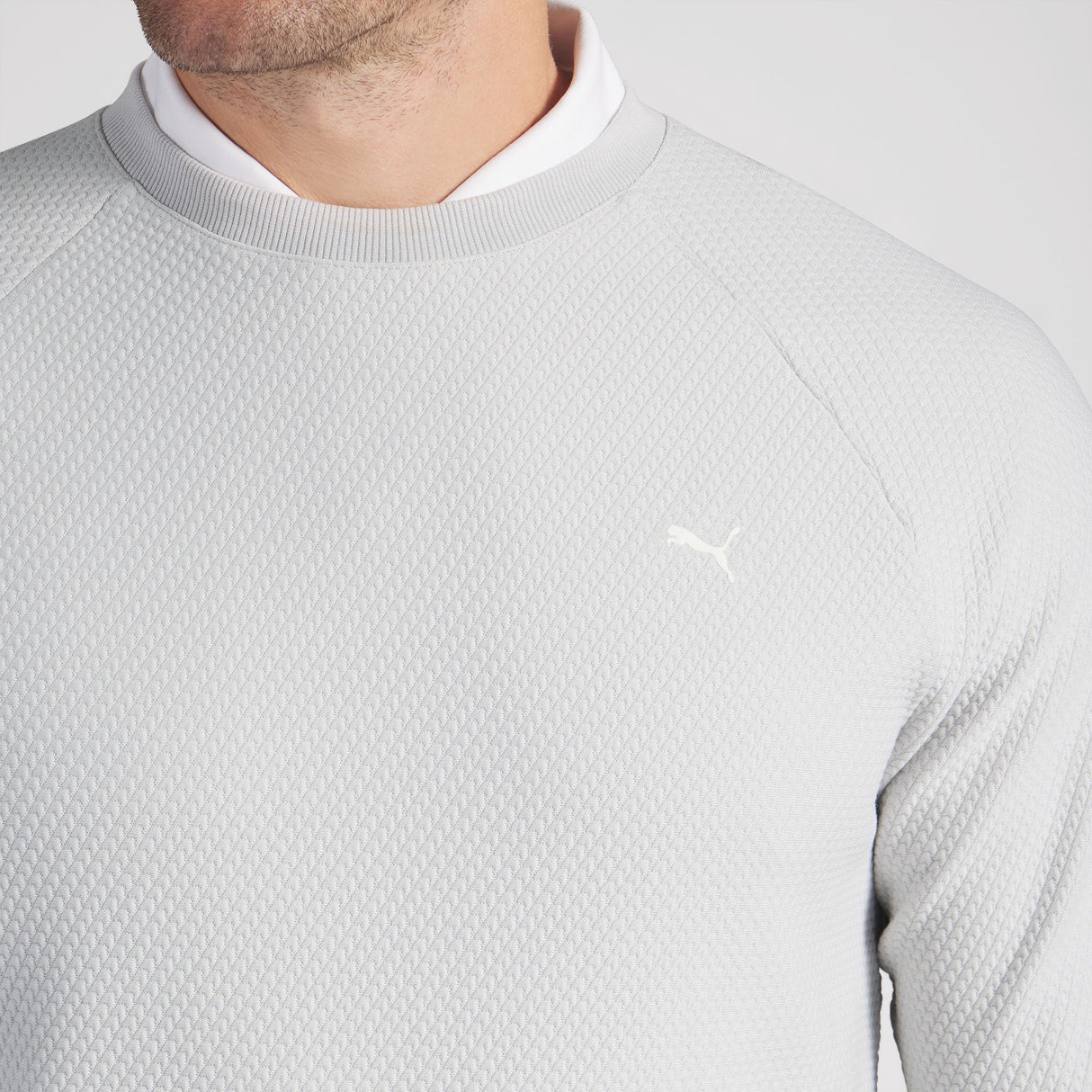 Puma x OBX GC Boulder 2.0 Crewneck Sweater-Ash Grey