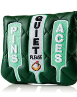Pins and Aces Quite Please Putter Headcover-Center Shaft Mallet