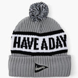 Breezy Have a Day Knit Beanie - Grey