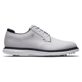 FootJoy Traditions Blucher Golf Shoes-White/White/Navy