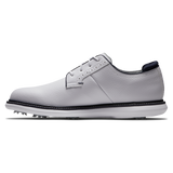 FootJoy Traditions Blucher Golf Shoes-White/White/Navy