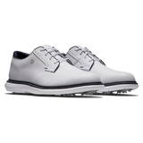 FootJoy Traditions Blucher Golf Shoes-White/White/Navy