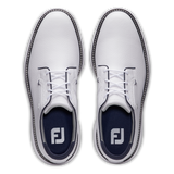 FootJoy Traditions Blucher Golf Shoes-White/White/Navy