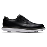 FootJoy Traditions Golf Shoes-Black / White / Grey