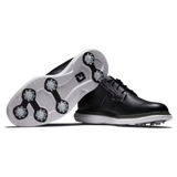 FootJoy Traditions Golf Shoes-Black / White / Grey