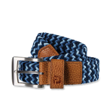 FootJoy Woven Stretch Belt-Navy Tonal