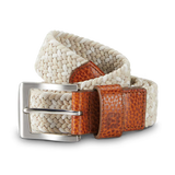 FootJoy Woven Stretch Belt-Khaki / Stone