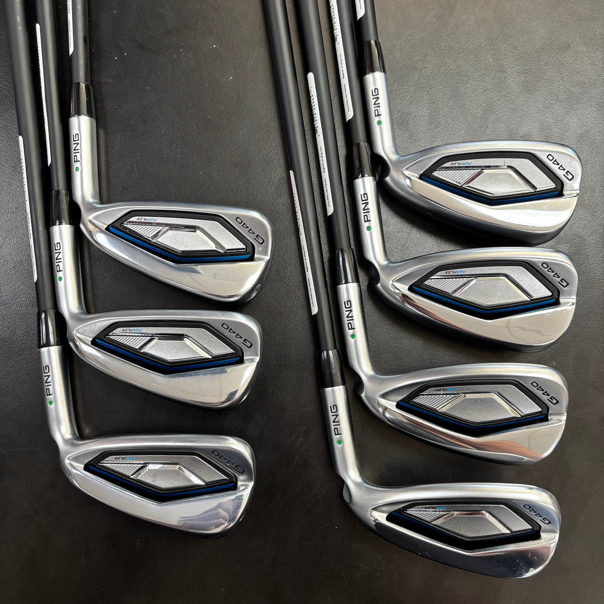 Used Ping G440 Retro Spec Green Dot Iron Set - 5-W,U(7pc)