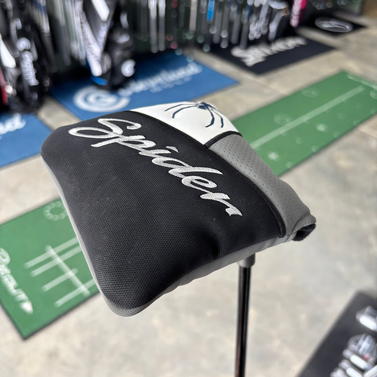 Used TaylorMade Spider Tour X L-Neck Gunmetal Putter 35"