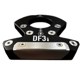Black putter head with 'DF3i' branding on a blurred background