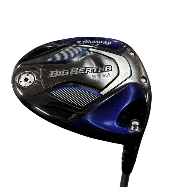Golf club head with 'Callaway Big Bertha' branding on a blurred background