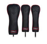 Titleist Jet Black Leather Headcover