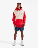 Malbon Fesque Deck Hand Sweatshirt-Tofu/Red
