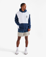 Malbon Fesque Deck Hand Sweatshirt-White/Navy