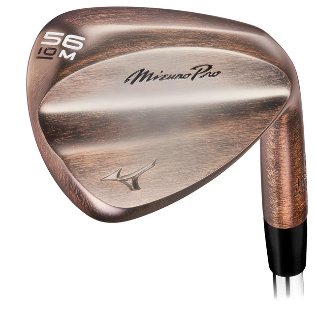 Golf club head with Mizuno Pro branding on a white background