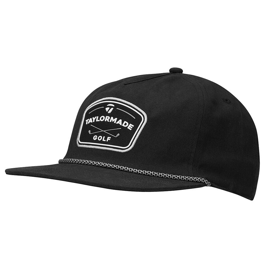 TaylorMade Daytona Rope Snapback Hat-Black