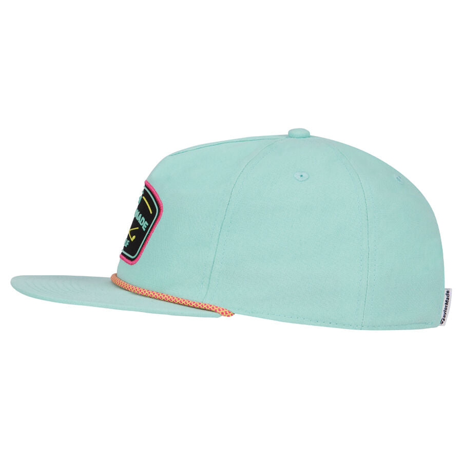 TaylorMade Daytona Rope Snapback Hat-Aqua