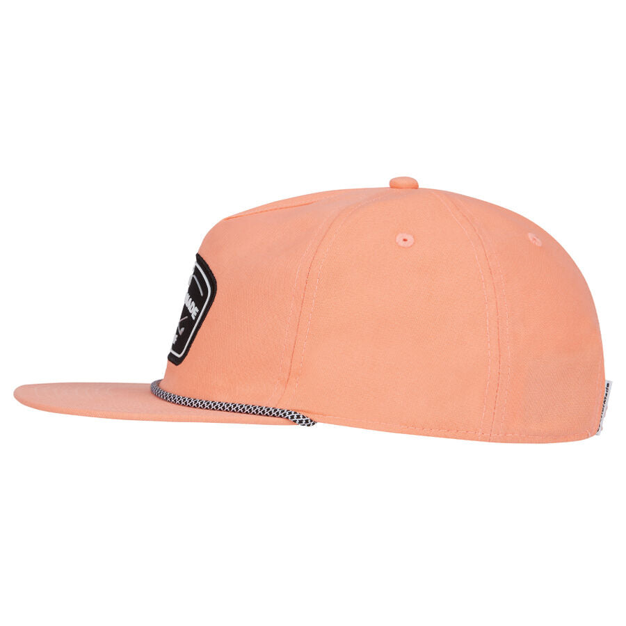 TaylorMade Daytona Rope Snapback Hat-Coral