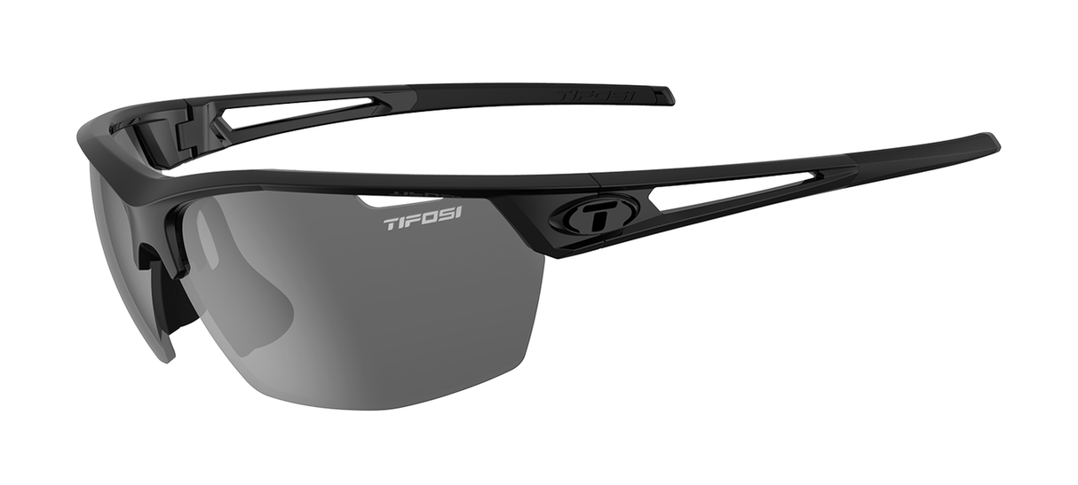 Tifosi Navar Sunglasses-Gloss Black Frame - Smoke Tint