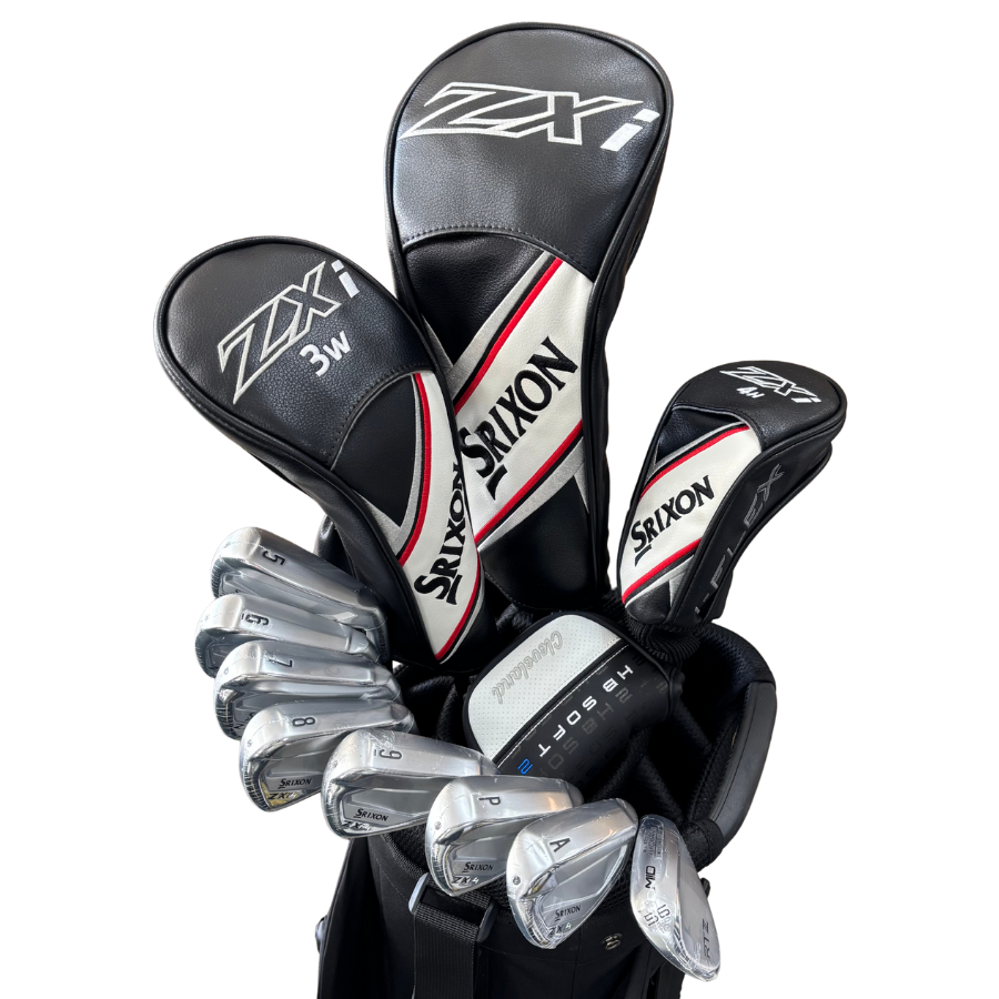 10th &13th ANNIVERSARY SPECIAL SET ３種 Premium Rental Golf Club Sets-Srixon ZXi Stiff Flex RH #4 – Outer
