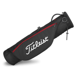 Titleist Carry Sunday Bag-Black/Black/Red